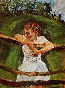 Young Girl at the Fence Chaim Soutine